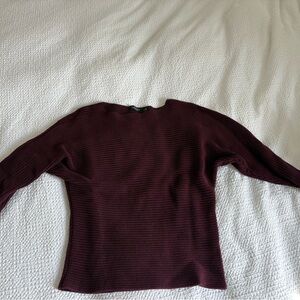 Ralph Lauren Burgundy Knit Sweater size medium
